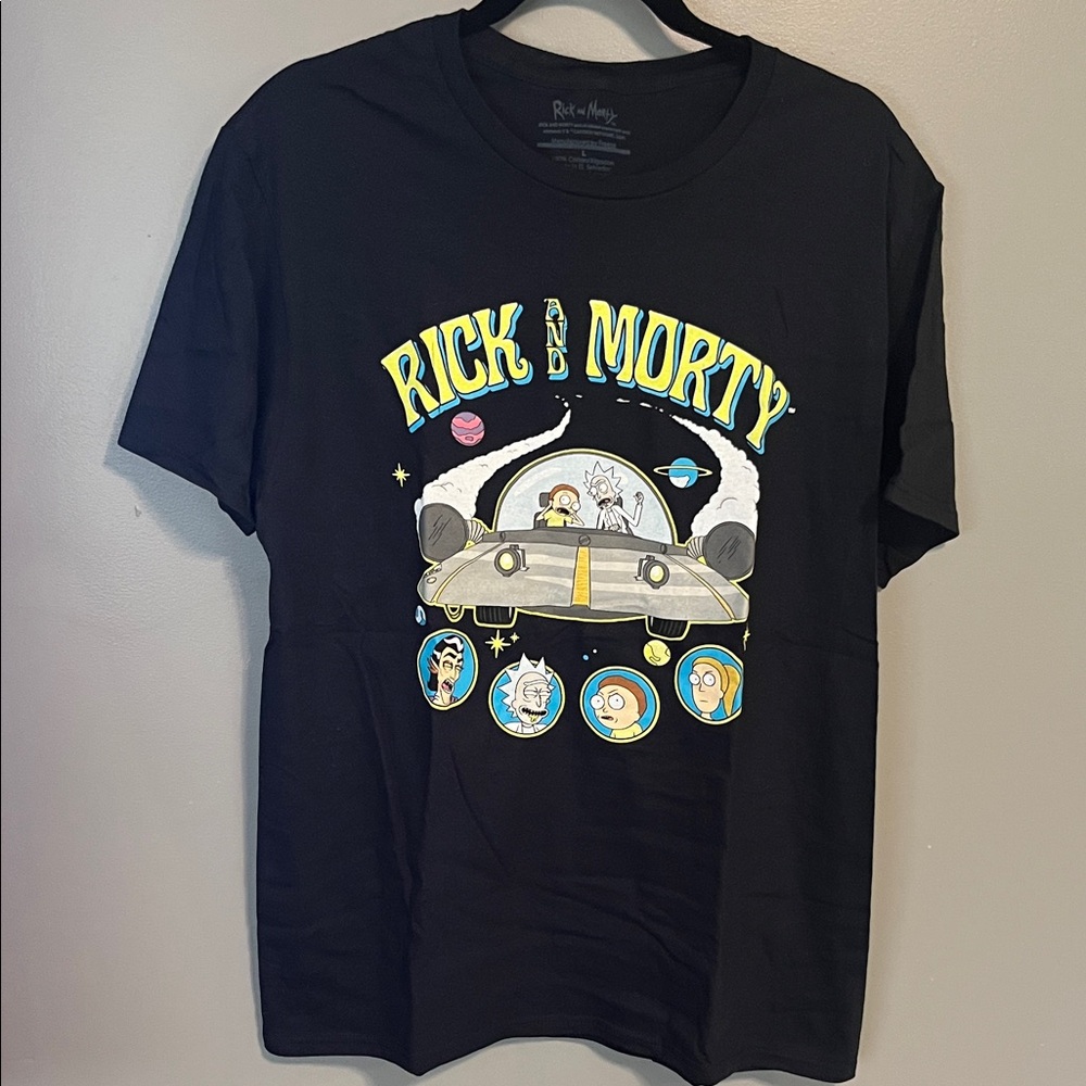 Freeze Rick and Morty Black T-Shirt
